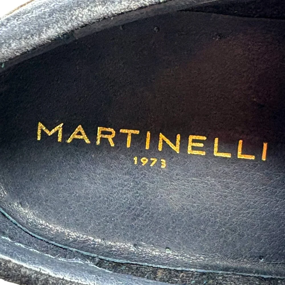 Martinelli 1973 Watford Navy‎ Blue Suede Derby